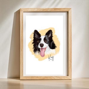 DIGITAL FILE Illustration Portrait From Photo, Cute Custom Cartoon Drawing, Custom Pet Portrait, Personalized Print, Family Illustration,