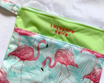 T92 Personalisierte Nasstasche, Stoffwindeltasche, Nasstasche, Sporttasche, Öko-Tasche, wasserfeste Tasche