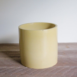 Vaso per piante giallo da 5 pollici, vaso per piante fatto a mano, regalo unico per gli amanti delle piante