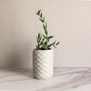 Unique Geometric Planter-Handmade Gift for Plant Lover image 1