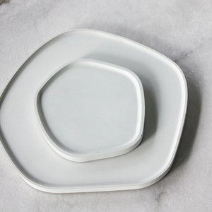 Home Decor Trays- Set of Oval Trays- Organic Modern Home Decor
