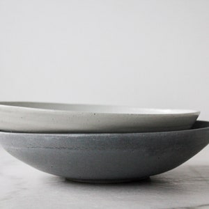 Shallow Bowl-Large Concrete Bowl-Handmade Fruit Bowl-Decorative Catchall-Housewarming Gift ↓Shop Link Below For More Great Stuff↓