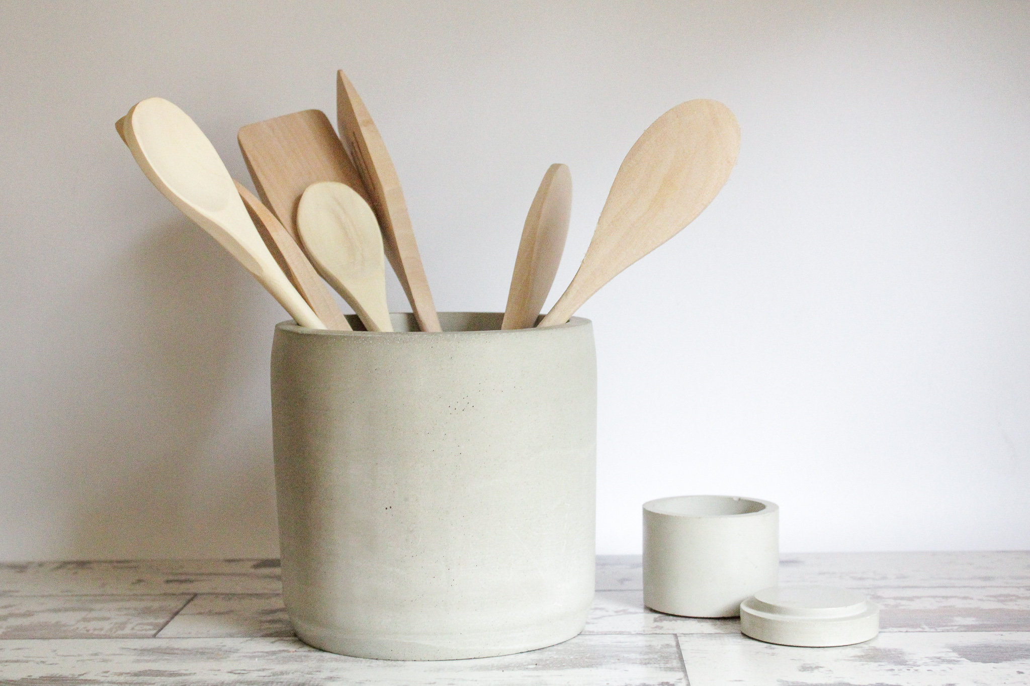 Concrete Utensil Crocklarge Concrete Planterutensil Etsy