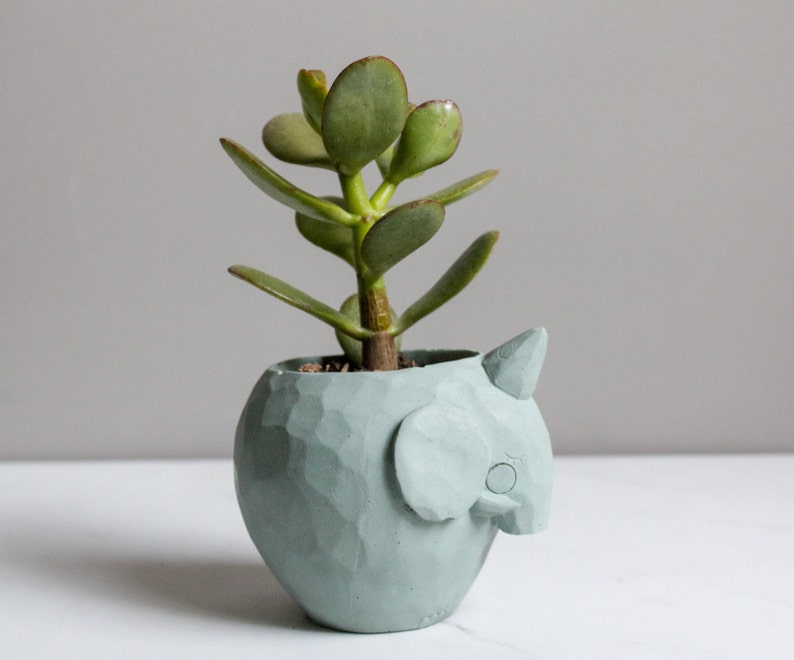 Elephant Animal Planter-Succulent Cacti Planter-Gift for Plant Animal Lover