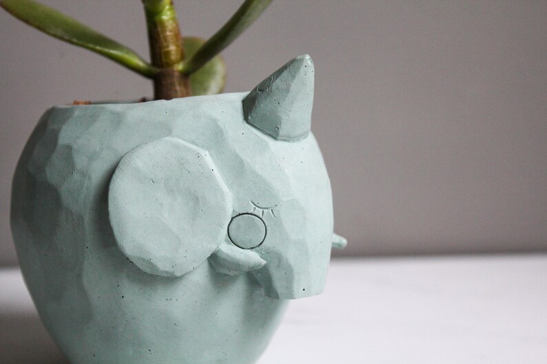 Elephant Animal Planter-Succulent Cacti Planter-Gift for Plant Animal Lover Sky