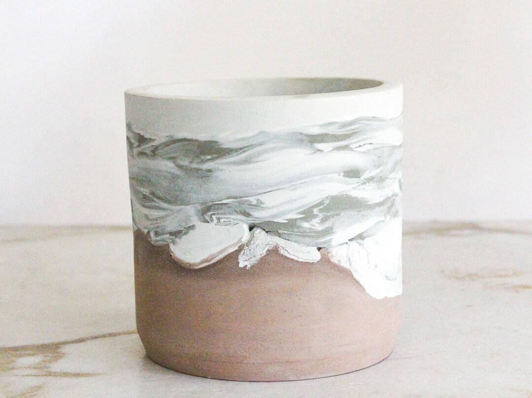 Unique Utensil Holderconcrete Kitchen Utensil Crockfarmhouse Home