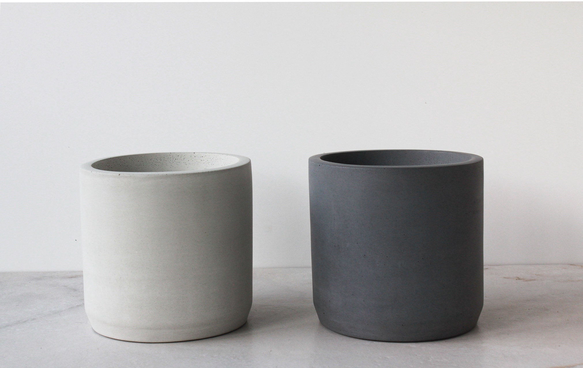 Utensil Holderconcrete Utensil Crocknordic Kitchen Etsy