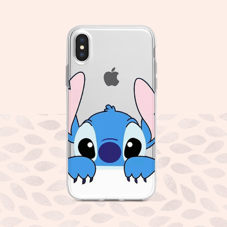 coque iphone xr silicone disney stitch