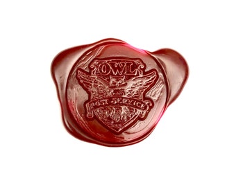 Owl Post Self-adhesive Wax Seal -  Sweden