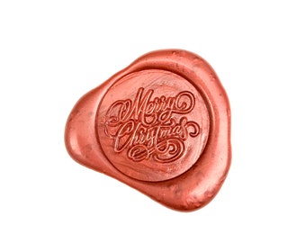 Merry Christmas Self-Adhesive Wax Seal