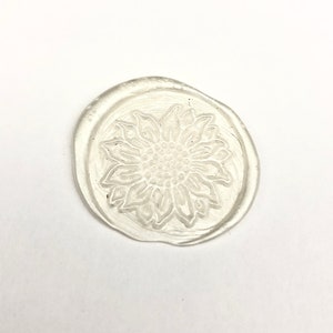 Sunflower Self-Adhesive Wax Seal
