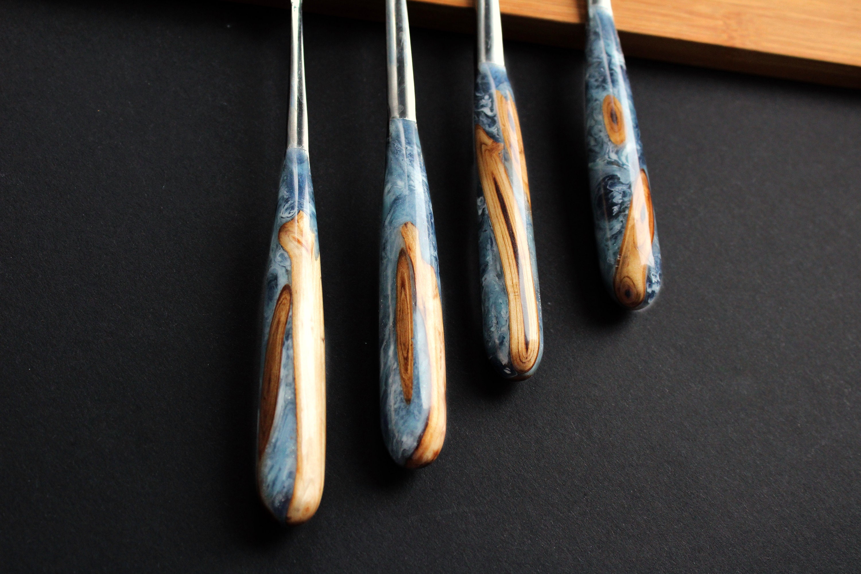 Unique silverware set. Custom flatware set Fork Spoons Knife. Etsy