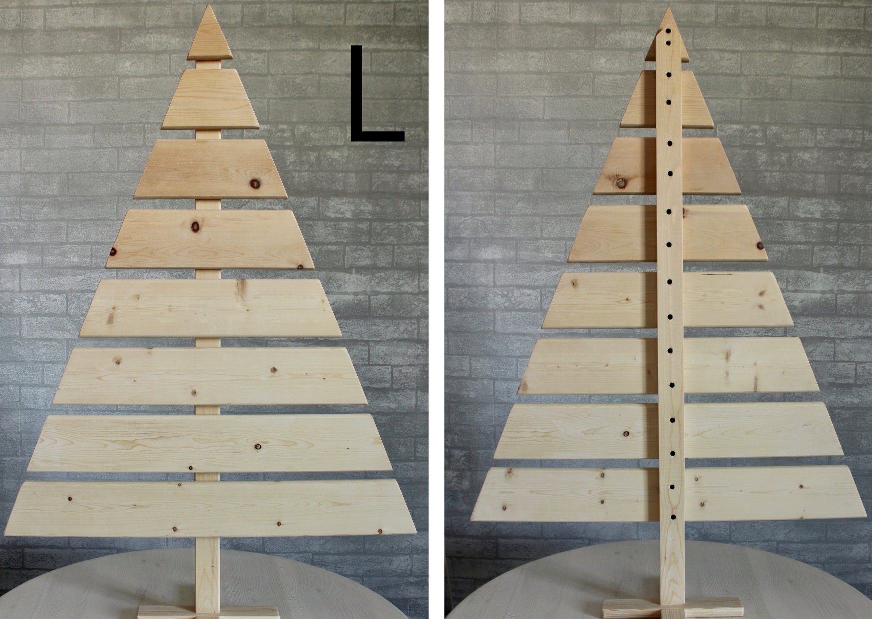 Christmas DIY wooden christmas tree. Choose any size and Etsy