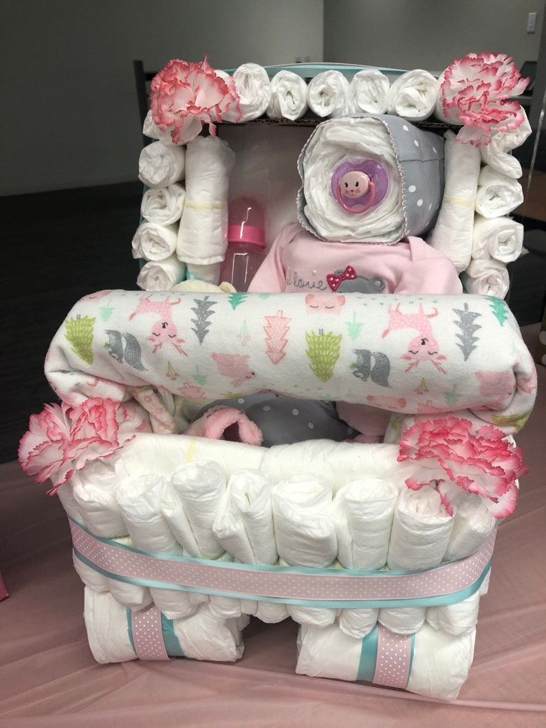 Stroller Diaper Cake Etsy