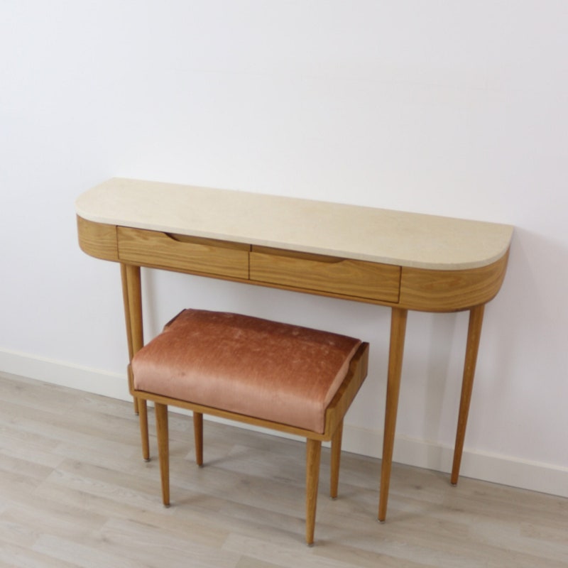 Console Table With Stools - Etsy