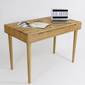 Desk in Solid Oak our Walnut