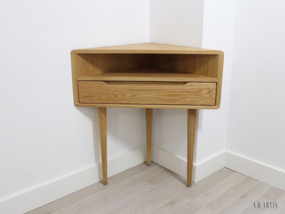 Corner night table discount