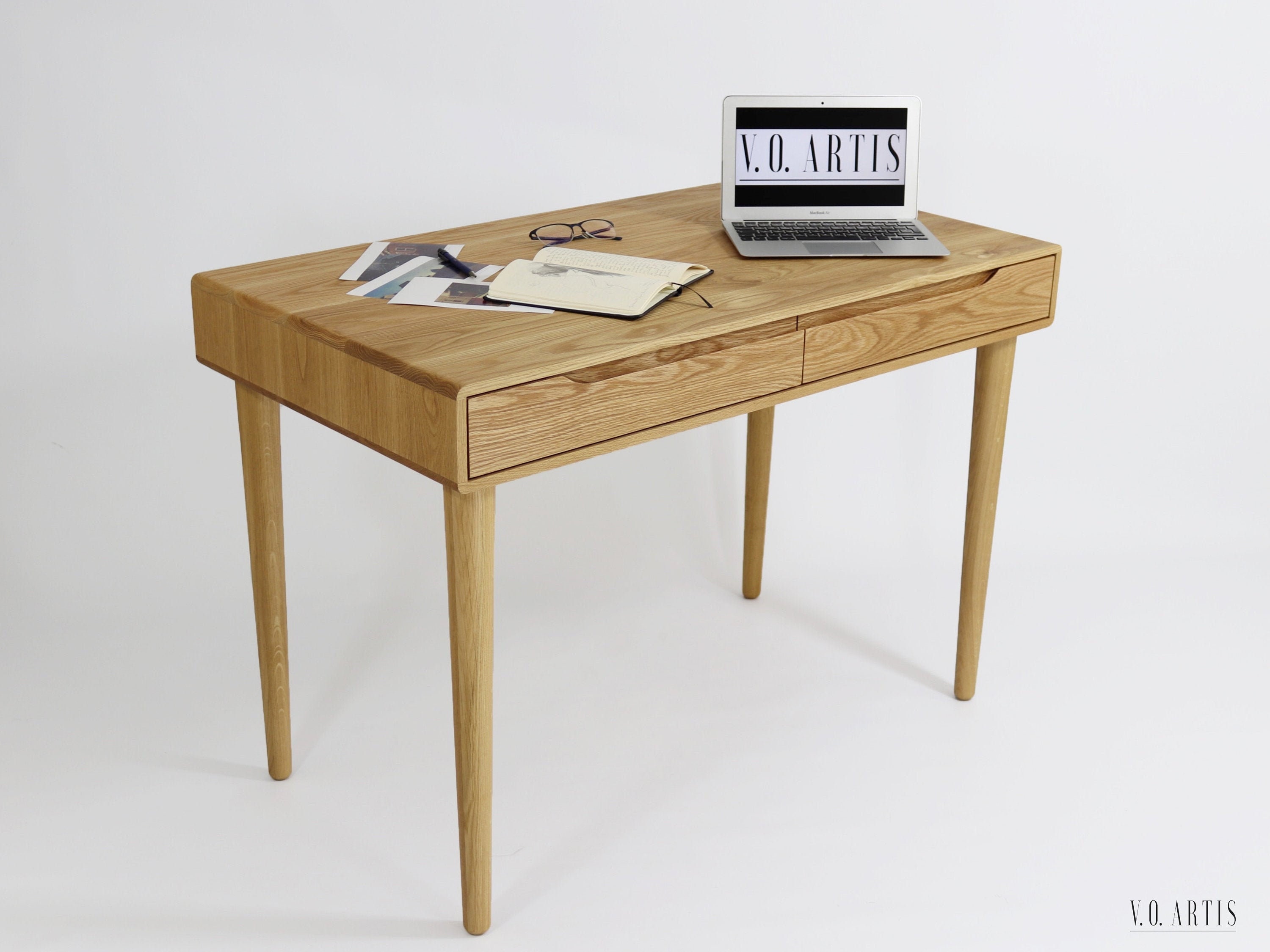 bureau En Chêne Massif,