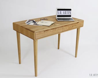 Desk in Solid Oak our Walnut