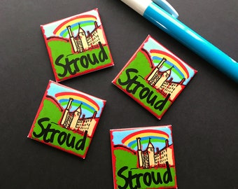 Stroud Fridge Magnet, stocking filler, gift, present, quirky, colourful, original