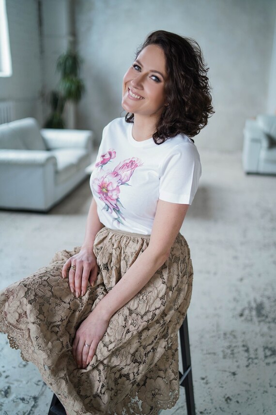 Peony t shirt Clearance