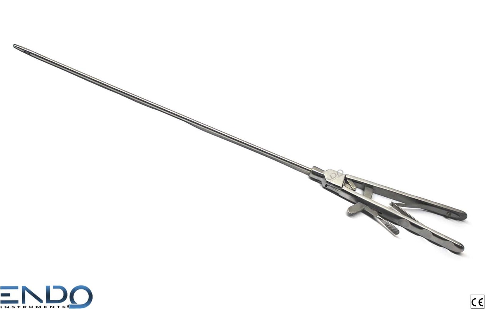 ENDO 5mm 330mm Laparoscopic Needle Holder STRAIGHT V Type Laparoscopy
