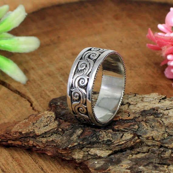 925 Silver Thumb Ring 925 Sterling Silver Ring Christmas Silver