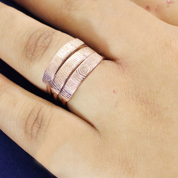 Fingerprint ring etsy best sale