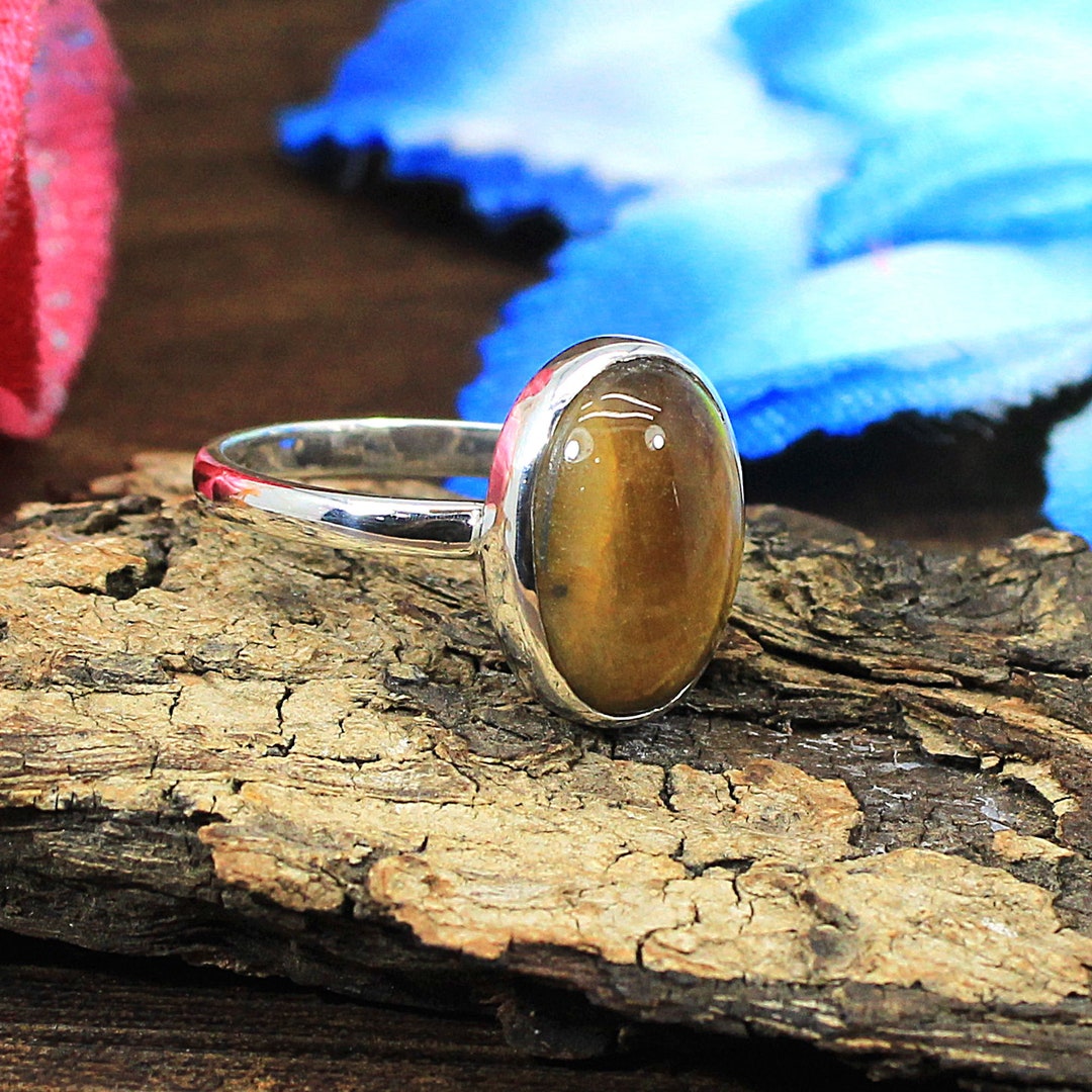 SILVER925 TIGER EYE STONE RING/シルバー/リング Amazon.com: 925 Sterling Silver Ring For Womens Tigers Eye