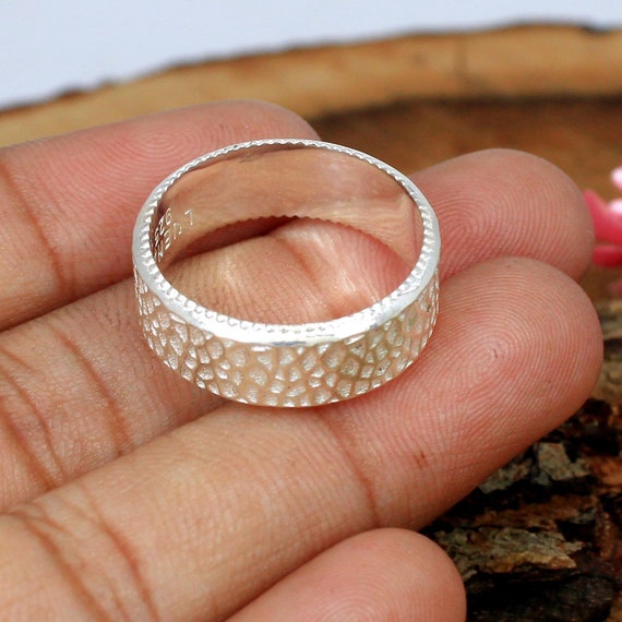 Silver ring with 925 on inside hot sale