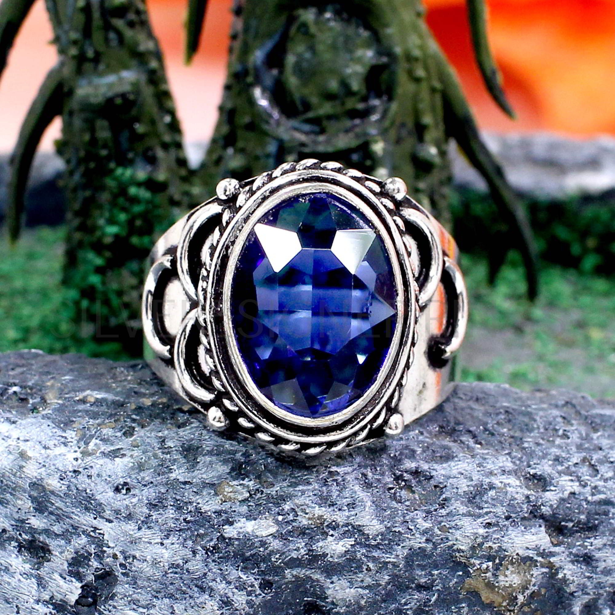 Stylish Sterling Silver Ring Genuine Solid 925 Handmade Nickel Stylish Sterling Silver Ring Genuine Solid 925 Handmade Nickel