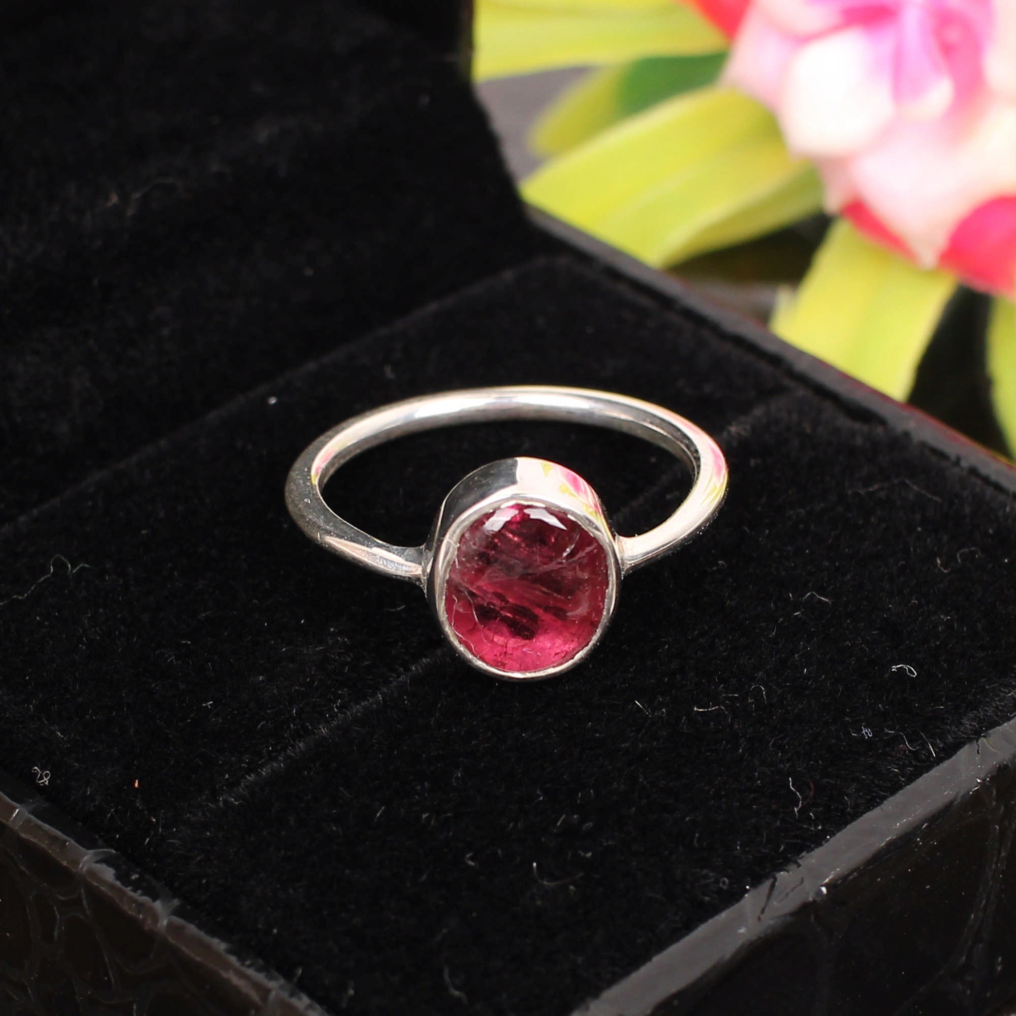 Garnet Rings, 925 Silver Plated Rings Pear Design Ring, Women Ring,  Handmade Ring, Wholesale Lot Women Ring, US Ring Size 6 to 10 