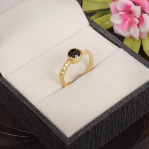 Black Onyx Silver Ring ,Round 925 Sterling Silver Plated Ring, Mounting 6 MM Stone Bezel Cup For Ring, Making Metal Casting For Ring