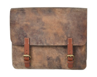 ARX Leather messenger bag / Swiss army Replica Bag/ Travel bag Holdall Weekender Full grain Messenger Bag / Multicolor Option