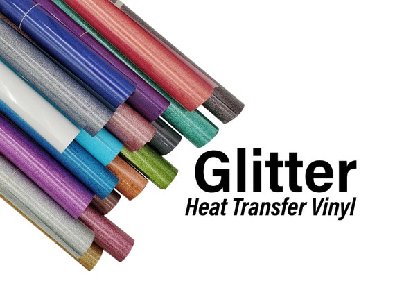Glitter Heat Transfer Vinyl, Silhouette, Cameo, Cricut