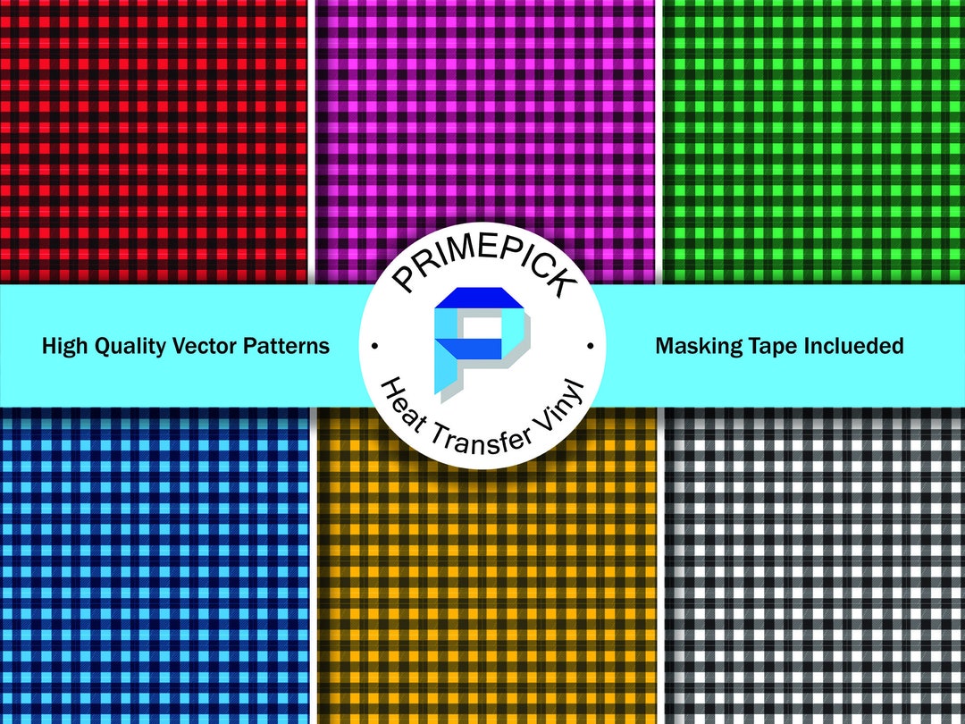 Flannel Pattern HTV Etsy