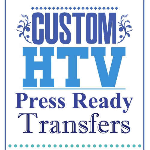 Impression et découpe HTV personnalisées en couleur • Impressions HTV prêtes à l'emploi