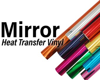 Foil, Mirror HTV, Iron On, Silhouette, Cricut 20 inch x 15 feet