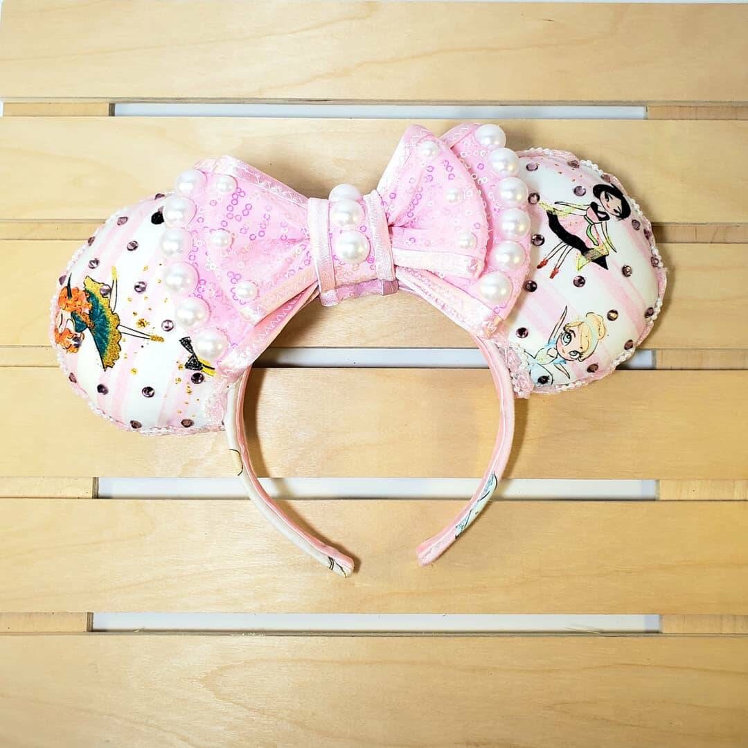 Princess Mouse Ears. Disney Princess Inspired Mickey Mouse Etsy New
