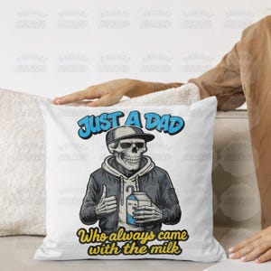 Just A Dad Who Always Came Back With The Milk PNG, Funny Father’s Day Shirt Design, Dad Sublimation, Digital Download