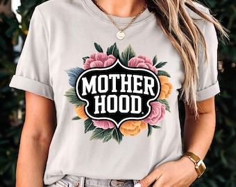 Motherhood Floral PNG, Trendy Mama Design (Digital Download)