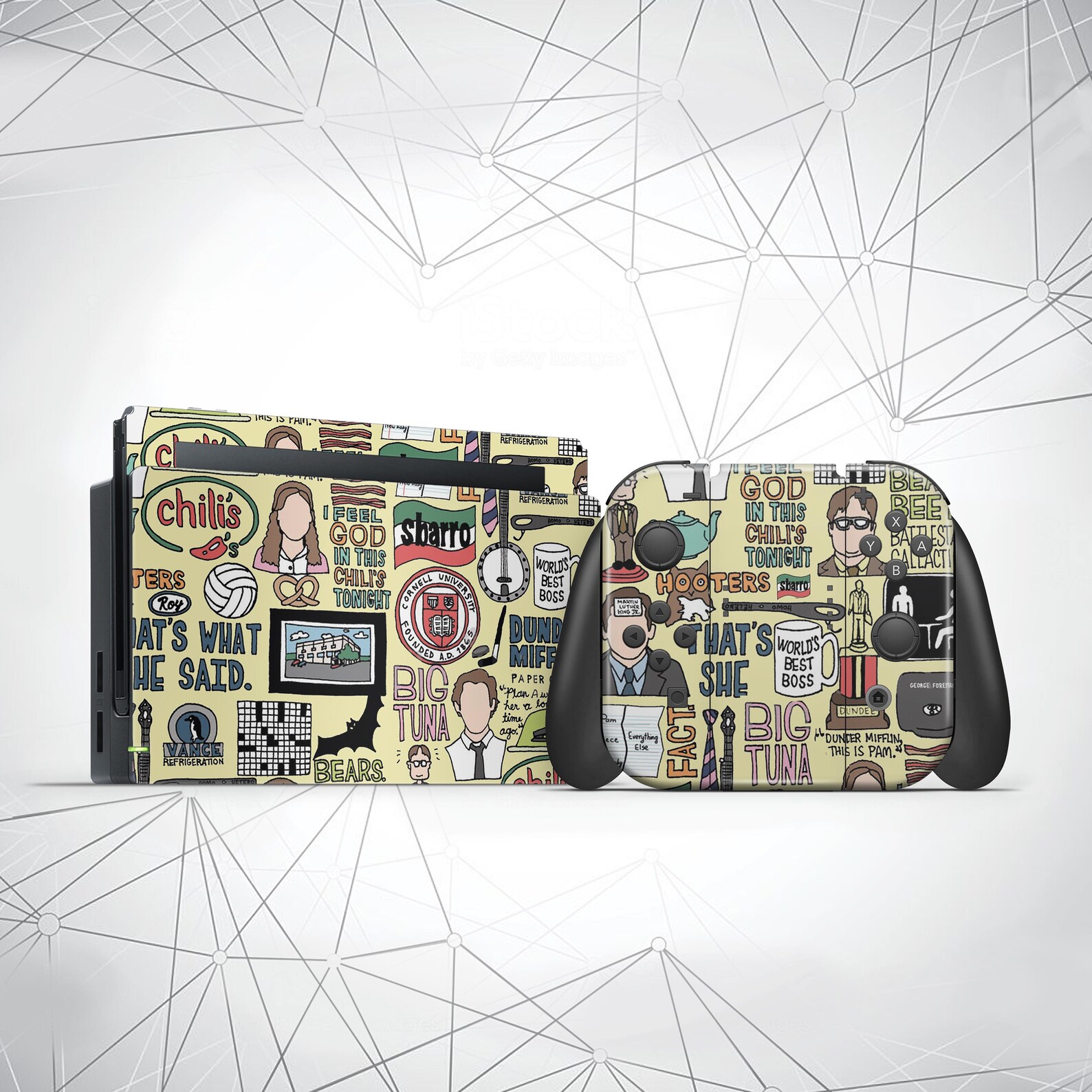 Nintendo Switch Decal Collage Gamer Console Wrap Sticker Etsy