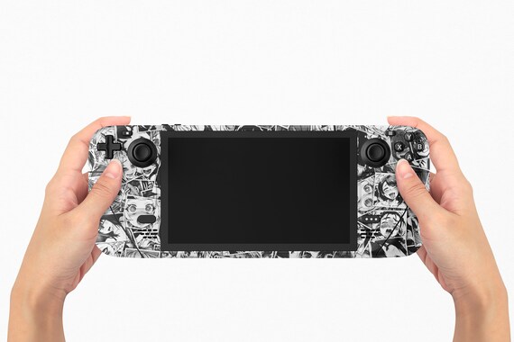 Black And White Anime Skin Valve Steam Deck Skin Portable Game Etsy Black And White Anime Skin Valve Steam Deck Skin Portable Game Etsy