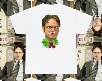 The Office T Shirt UK Dwight Schrute Beets TV Show Dunder Mifflin Steve Carrell Beets Unisex Gift