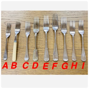 Antique Dining Forks: Rustic Food Photography Props