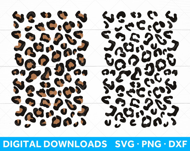 Download Leopard Print SVG files for Cricut and Cutting Machines | Etsy