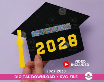 Graduation Gift Card Holder SVG, Graduation Cap SVG, Gift Card SVG for Cricut, Graduation Gift Cricut Svg
