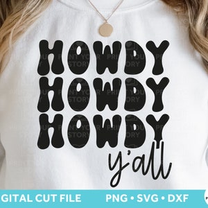Howdy SVG | Funny Western SVG file for Cricut and Silhouette | Cowboy SVG | Country Svg Howdy Yall