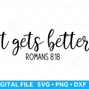 Bible Verse SVG Datei für Cricut - DXF PNG Instant Digital Download - Christian religious svg