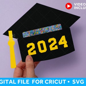 Titolare della carta regalo di laurea SVG, cappello di laurea SVG, carta regalo SVG per Cricut, regalo di laurea Cricut Svg